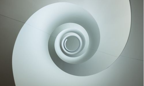 white spiral picture