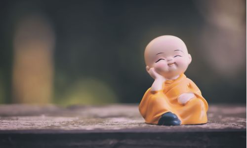 Little buddha figurine