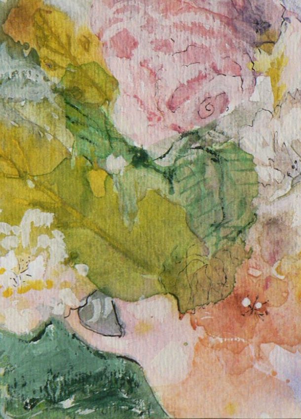 Pot O Roses painting by Rose Clarke