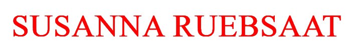 Susanna Ruebsaat logo red Sunshine Coast Art Therapies
