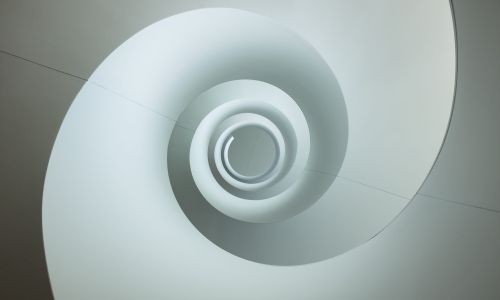 white spiral picture