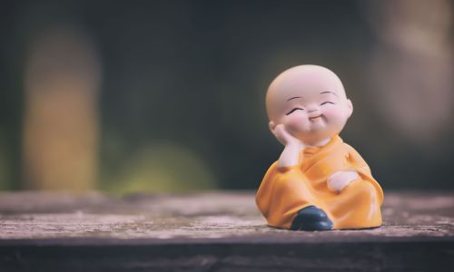 Little buddha figurine